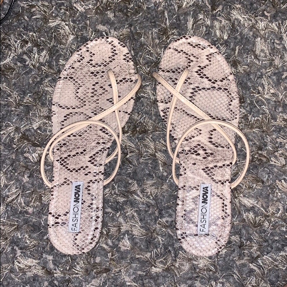 Fashion Nova Strappy Sandals